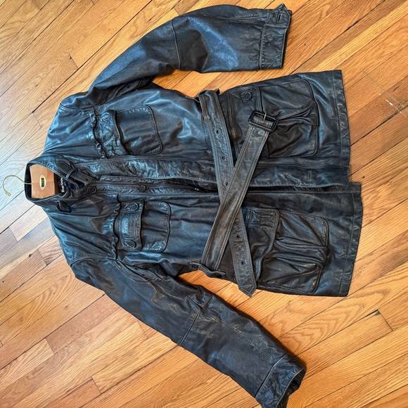 Barbour Charcoal Military Field Jacket - Picture 1 of 4